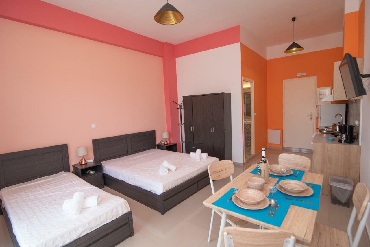 Calypso Apartments Vathy  Bagian luar foto
